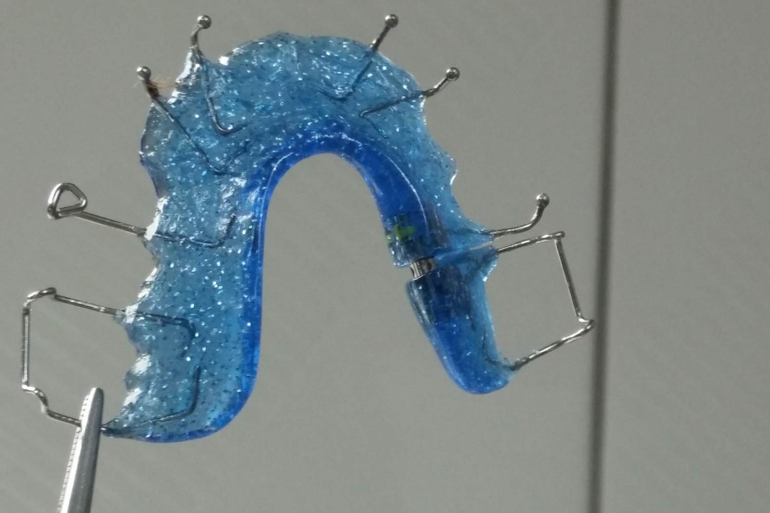 TMD & Bruxism Night Guards Clinic in London Ontario 3 Custom-made night guard appliance moulded to fit a patient's own teeth