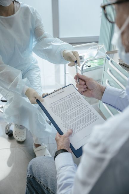 dental treatment costs consultation paperwork in London, Ontario
