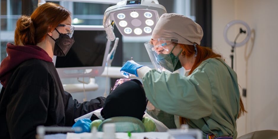pexels-photo-19879759 Patient with facial swelling from a dental infection being assessed in London, Ontario